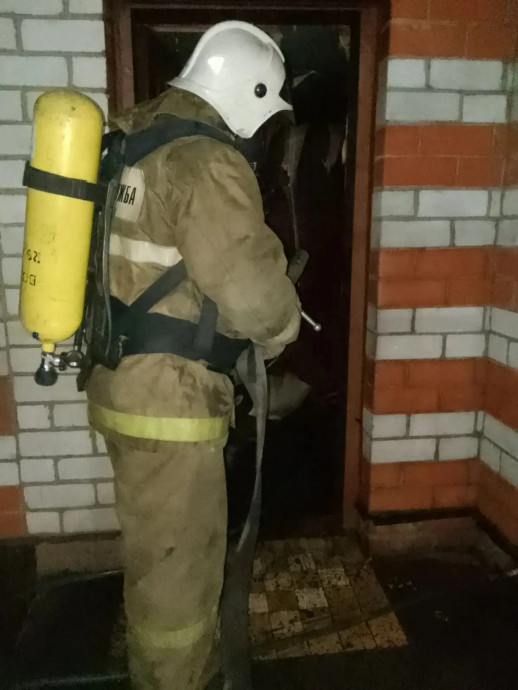 ​Пожар в поселке Прямицыно Октябрьского района