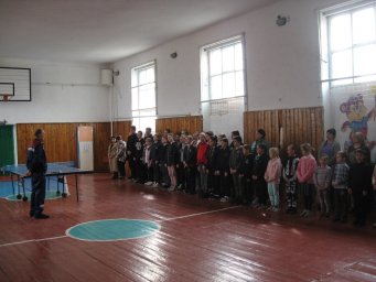 ​Уроки по пожарной безопасности в Полукотельниковской СОШ Обоянского района