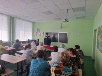 ​Всероссийские учения по безопасности прошли в школе поселка Черемисиново