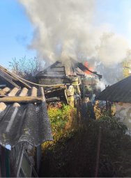 ​Пожар в Медвенском районе потушен
