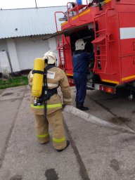 ​Пожарные Тимского района провели ПТЗ