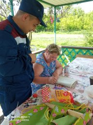 ​Пожарно-профилактический рейд в с. 2-Поныри