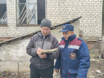 ​Пожарно-профилактический рейд в селе Березовец Поныровского района