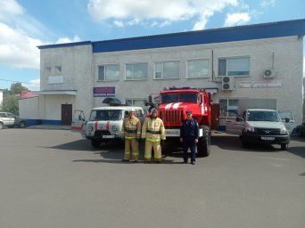 Противоаварийная тренировка в Черемисиновском районе