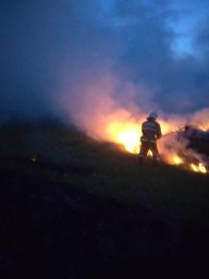 ​Добровольные помощники глушковских пожарных