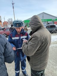 ​Пожарно-профилактический рейд в г.Фатеже