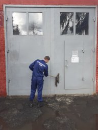 ​Проведение субботника в Хомутовской ПЧ