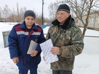 ​Рейд в с. Игишева Поныровского района