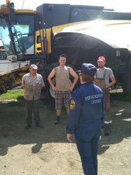 ​Безопасность при уборке зерновых