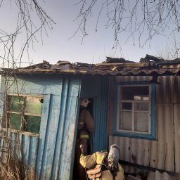 ​Пожар в деревне Матвеевка Золотухинского района