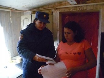 ​Рейд по пожарной безопасности в п. Медвенка