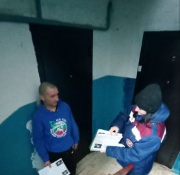​Совместный рейд в многоквартирных домах в п. Черемисиново