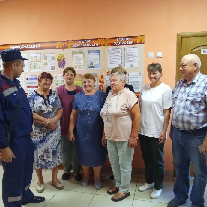 ​Инструктаж безопасности в Ястребовской школе Мантуровского района