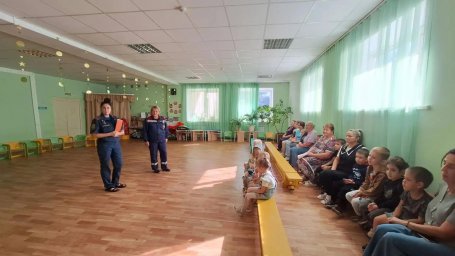 ​В Тимском детском саду прошли инструктажи безопасности для детей и воспитателей