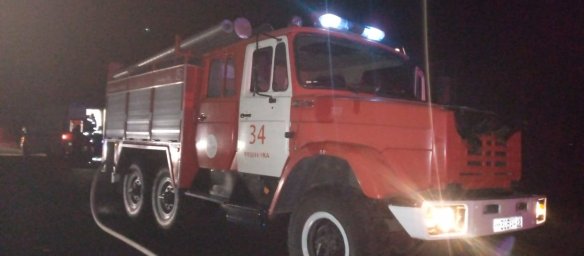 ​Медвенские огнеборцы-спасатели на ликвидации ДТП