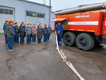 ​В гостях у огнеборцев Золотухинского района