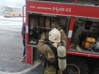​Тушение пожаров в общеобразовательных учреждениях с применением СИЗОД