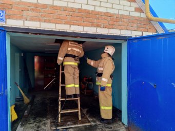 ​Черемисиновские добровольцы успешно ликвидировали возгорание