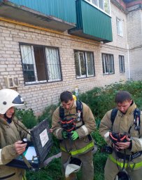 ​Пристенские огнеборцы провели учения