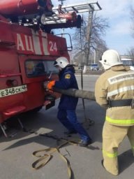 ​Глушковские пожарные сдали зачеты