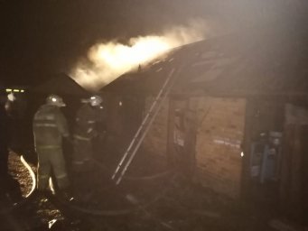Олымские и Касторенские огнеборцы в борьбе с огнём