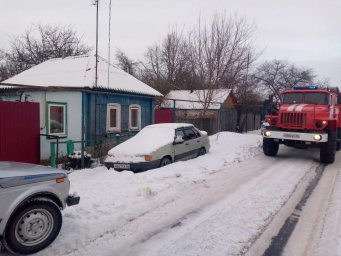 ​Рыльские огнеборцы на оказании помощи