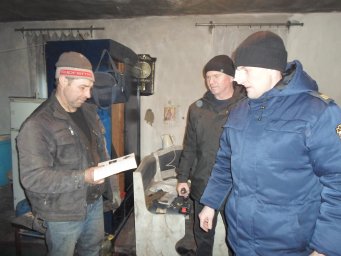 ​Профилактический рейд в с. Пены Беловского района