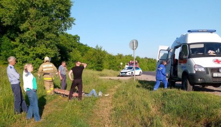 ​Рыльские огнеборцы-спасатели на ДТП