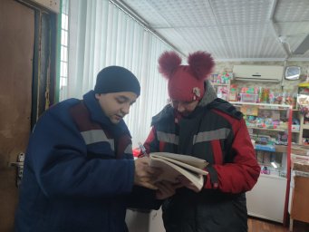 ​Пожарно-профилактический рейд в с. Первомайское Поныровского района