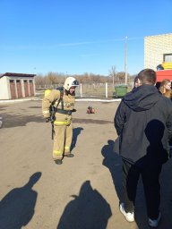 ​Обучение пожарной безопасности в школах Черемисиновского района