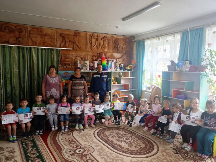 ​Пожарная безопасность для дошколят Золотухинского района