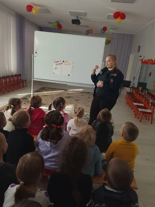 ​Инструктаж безопасности в детском саду п. Пристень