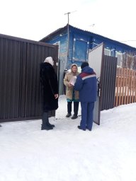 ​Подворовый обход в Октябрьском районе