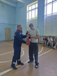 ​Учащимся Студенокской школы Железногорского района рассказали о пожарной безопасности