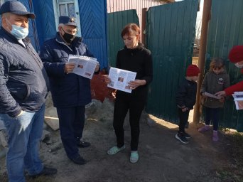 В Кореневском районе с "группой риска" проведен противопожарный инструктаж