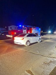 ​Огнеборцы ПЧ Обоянского района на выезде на два ДТП на улицах Обояни