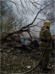 ​Пожарные Советского района потушили жилой дом в деревне Михайлоанненка