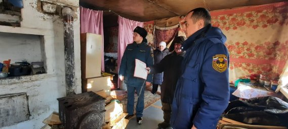 ​Совместный рейд в Фатежском районе Б.Жировского с/с
