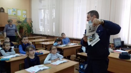 ​Занятие по безопасности в МБОУ &laquo;Свободинская СОШ&raquo;