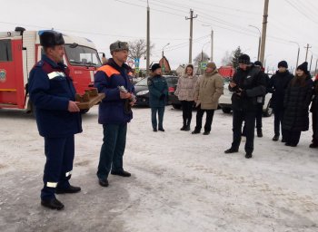 ​Церемония &laquo;Пожарного марафона&raquo; в ПЧ Октябрьского района