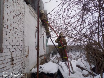 ​Пожар в д.Некрасово Рыльского района