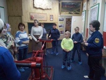 Месячник ГО в Пожарно-спасательном музее продолжается