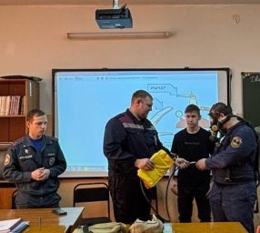 ​Проведение Всероссийского открытого урока культуры безопасности в школах Солнцевского района