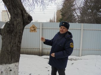 Отряд технической службы принял участие в эстафете #покормиптиц