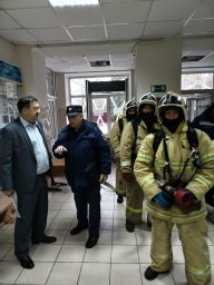 ​Профилактическая работа Глушковских огнеборцев