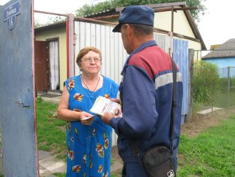 ​Профилактический рейд в с.Луневка Обоянского района.Безопасность важна всегда!