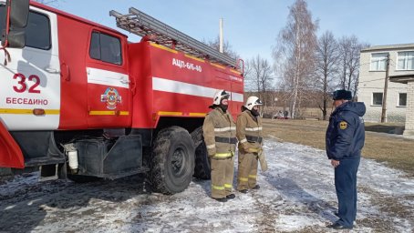 ​Огнеборцы Курского района на учениях