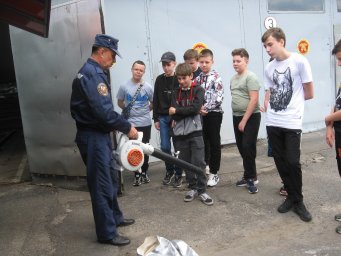 ​В гостях у Обоянских огнеборцев