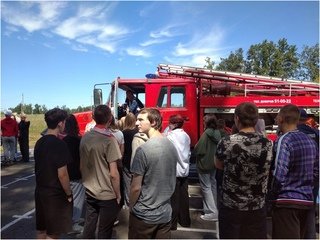 ​В медвенской &laquo;Березке&raquo; проведены занятия по пожарной безопасности