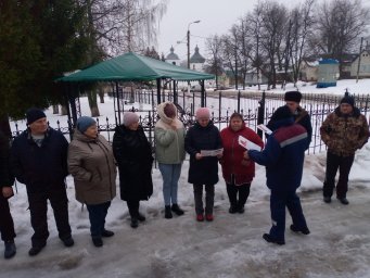 ​Пожарно-тактические занятия Большесолдатских огнеборцев